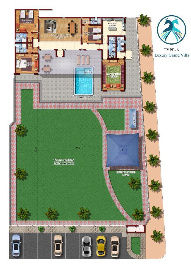 Asahalah Farm Pool Villas Seeb Buitenkant foto